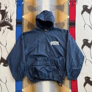 Vintage 90s Michigan State University Spartans Pullover Windbreaker Size XL